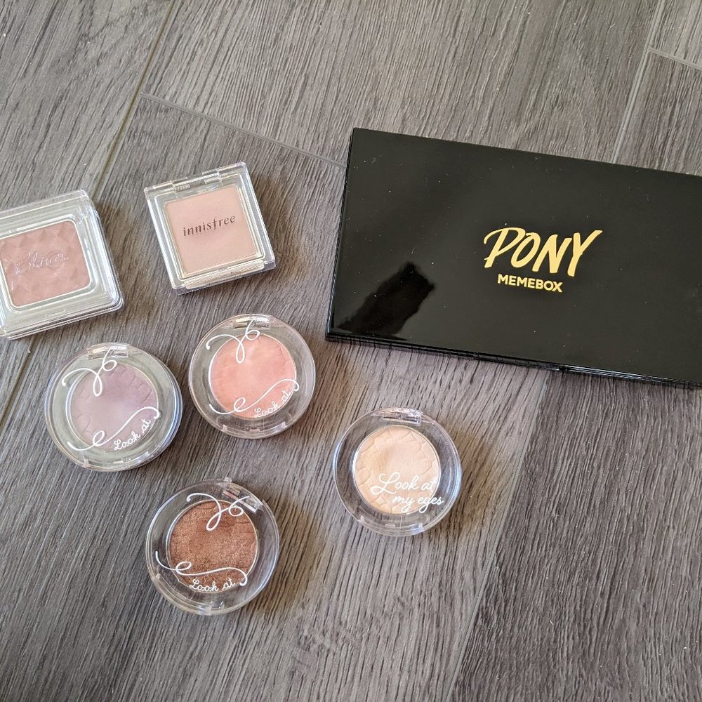 K-Beauty Korean Eyeshadow Singles & Palette Bundle Etude House Innisfree BBIA